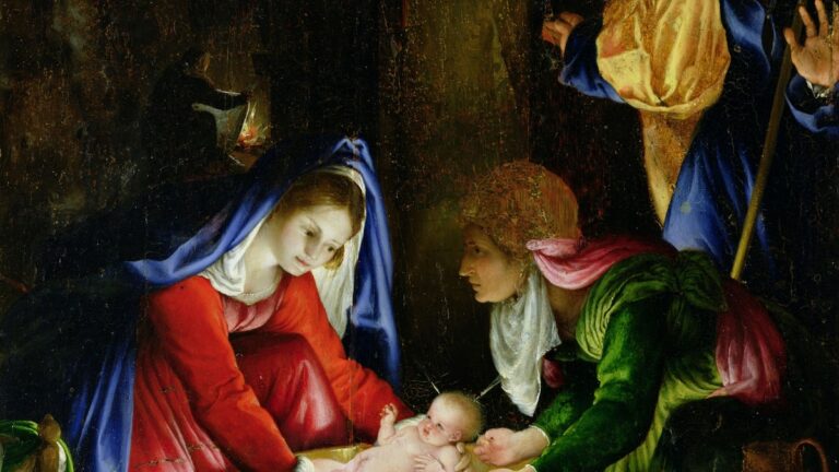 What did childbirth look like when Jesus was born?