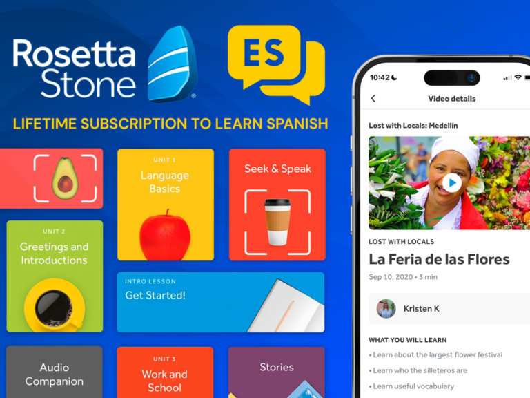Change holiday seasons into understanding possibilities with Rosetta Stone’s Spanish Edition for only $ninety six