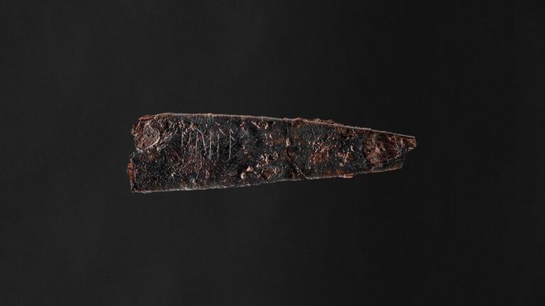 Denmark’s oldest runes inscribed on ancient knife
