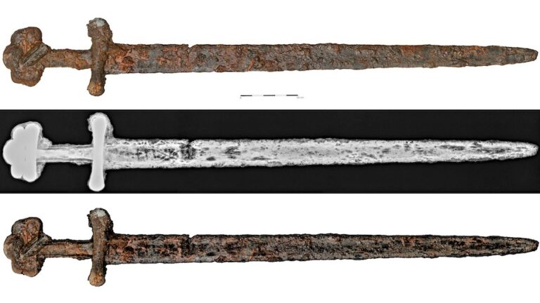 Early medieval sword fished out of Polish river is in ‘near perfect’ issue