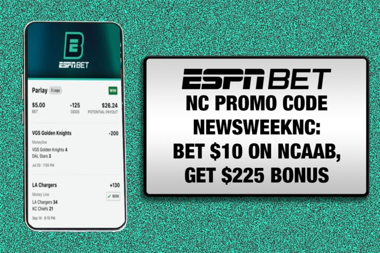 ESPN Wager NC Promo Code NEWSWEEKNC Delivers $225 March Insanity Bonus