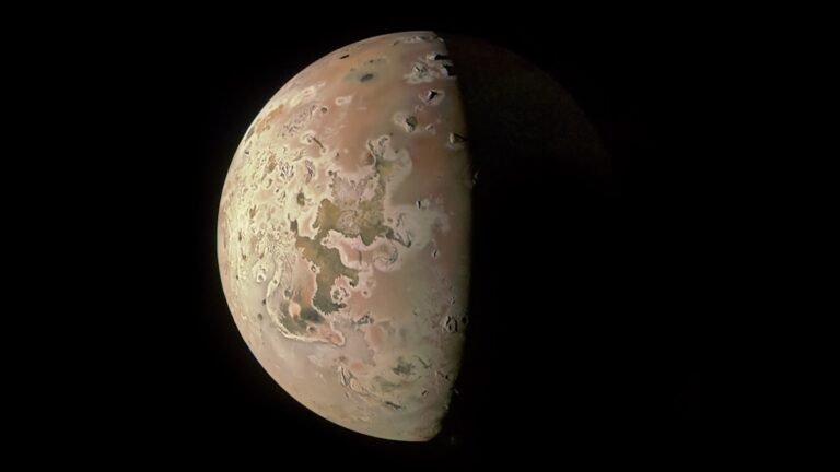 Jupiter’s moon Io is a volcanic hellscape—and has been since the solar process began