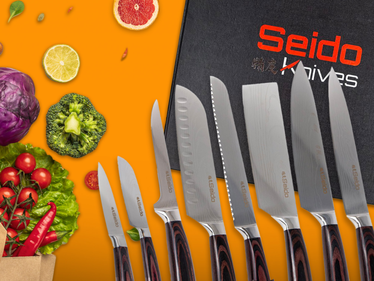 For $a hundred and ten, Seido’s knives will have you chopping, slicing, and dicing with assurance