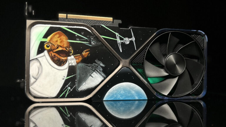 May well GeForce be with you: Nvidia created an Admiral Ackbar RTX 4080