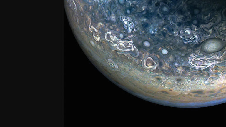 Jupiter’s surreal clouds swirl in new van Gogh-esque view from NASA’s Juno probe (photo)